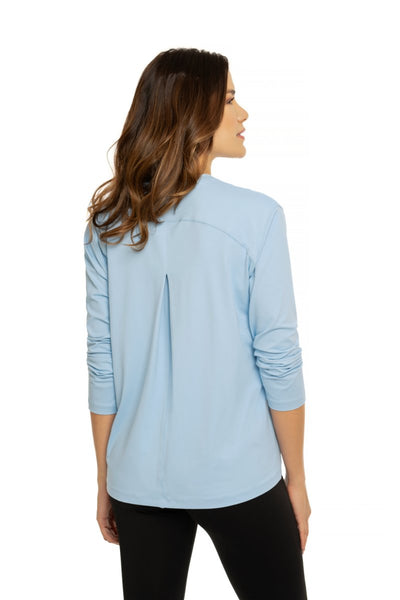 The 3/4 Sleeve Pleat - A'NUE MIAMI - AB216 - AB216 - Long Sleeve