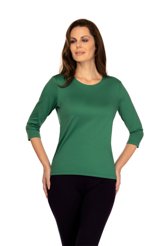 注目の 3/4 Boxy The Sleeve MIAMI A'NUE – Tee トップス
